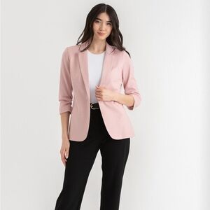 Ricki’s 3/4 Sleeve Blazer - pastel pink